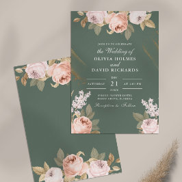 Invitación a la boda de los jóvenes bohemios de co