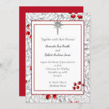 Invitación a la boda de los Navidades Berry