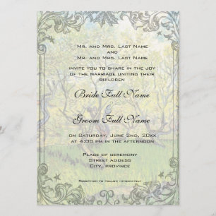 Invitación a la boda de los padres de la novia y d