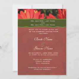 Invitación a la boda de los padres de la novia y d