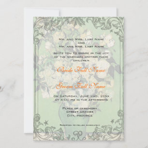 Invitación a la boda de los padres de la novia y d