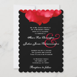 Invitación a la boda de los pepitas rojas F204