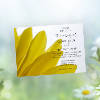 Invitación a la boda de los Petals de flores de ma