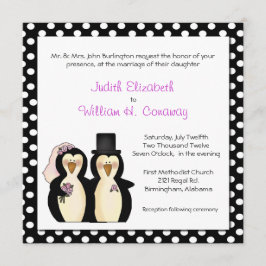Invitación a la boda de los pingüinos
