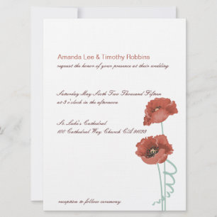 Invitación a la boda de los pueblos rojos