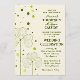 Invitación a la boda de los puntos de la polka de