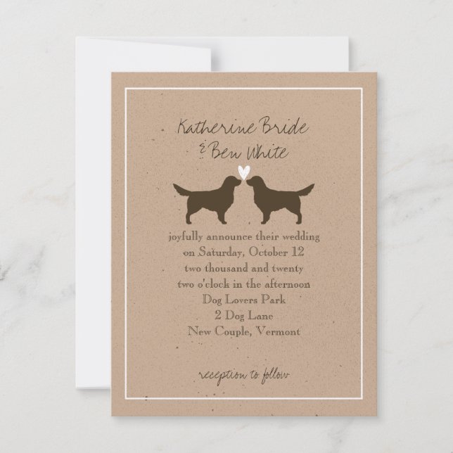 Invitación a la boda de los recuperadores de oro (Anverso)