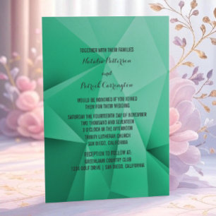 Invitación a la boda de los tonos de joyas de esme