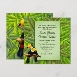 Invitación a la boda de los turistas de la jungla