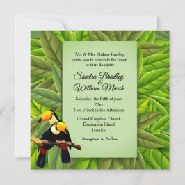 Invitación a la boda de los turistas de la jungla