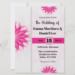 Invitación a la boda de Lotus Blossom