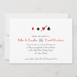 Invitación a la boda de Love Struck Las Vegas