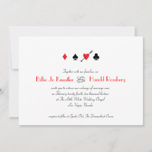 Invitación a la boda de Love Struck Las Vegas