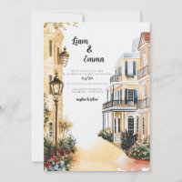 Invitación a la boda de Luisiana en Nueva Orleans