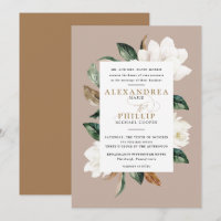 Invitación a la boda de Magnolia | Caqui