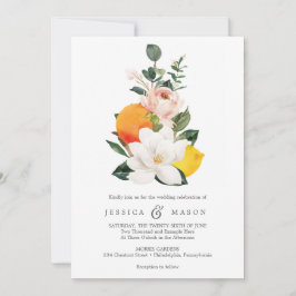 Invitación a la boda de Magnolia Citrus