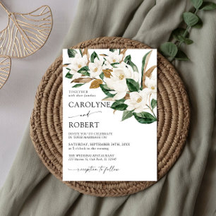 Invitación a la boda de Magnolia y Cotton