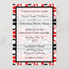 Invitación a la boda de Maori Kowhaiwhai en Nueva