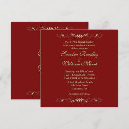 Invitación a la boda de Marcella