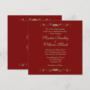 Invitación a la boda de Marcella
