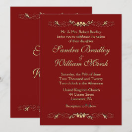 Invitación a la boda de Marcella