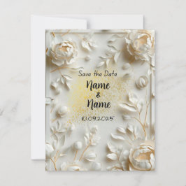 Invitación a la boda de marfil