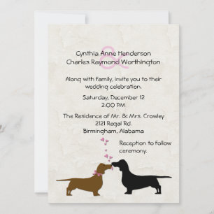 Invitación a la boda de marfil de Personalizado Da