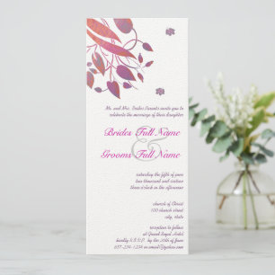 Invitación a la boda de mariposa gris de Plum Berr