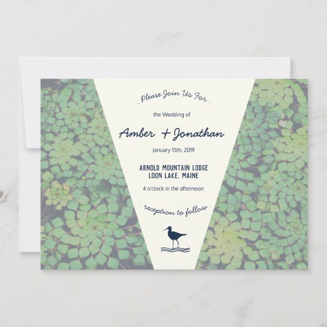 Invitación a la boda de mariscos (Anverso)