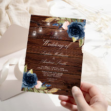 Invitación a la boda de mariscos rusos con Rosa az