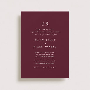 Invitación a la boda de Marsella