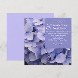 Invitación a la boda de Mauve Hydrangea