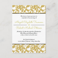 Invitación a la boda de media siglo de la Leaf de 