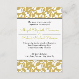 Invitación a la boda de media siglo de la Leaf de