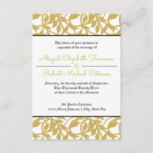 Invitación a la boda de media siglo de la Leaf de