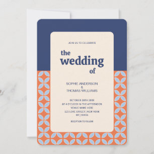 Invitación a la boda de mediados de siglo