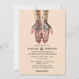 invitación a la boda de mehandi