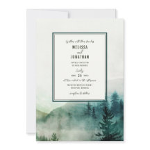 Invitación a la boda de Misty Mountain