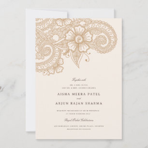 Invitación a la boda de Mod Mehandi