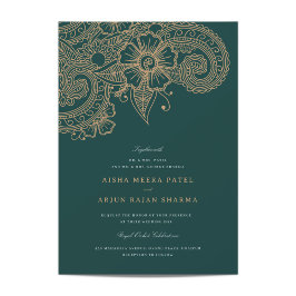 Invitación a la boda de Mod Mehandi