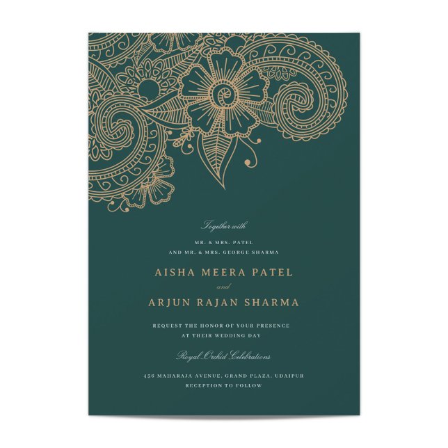 Invitación a la boda de Mod Mehandi (Subido por el creador)