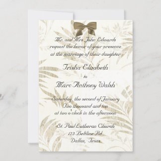 Invitación a la boda de Moda