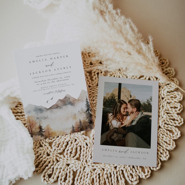 Invitación a la boda de montaña (Subido por el creador)