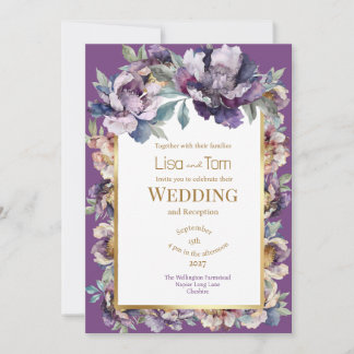 Invitación a la boda de Moody Soft Gótico