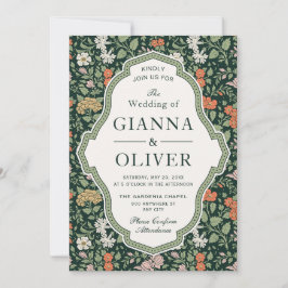 Invitación a la boda de Morris Floral Garden