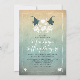 Invitación a la boda de Mr. y Mrs. Fish Beach
