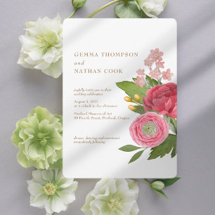 Invitación a la boda de Nantucket Bouquet