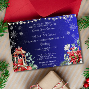 Invitación a la boda de navidades