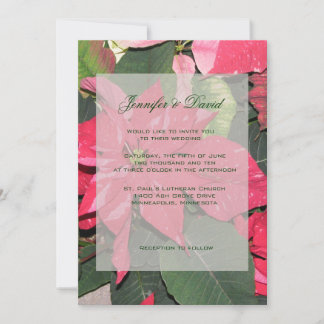 Invitación a la boda de Navidades