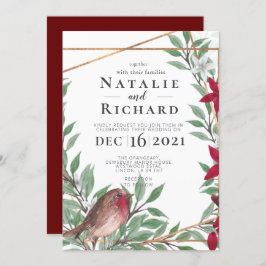 Invitación a la boda de navidades